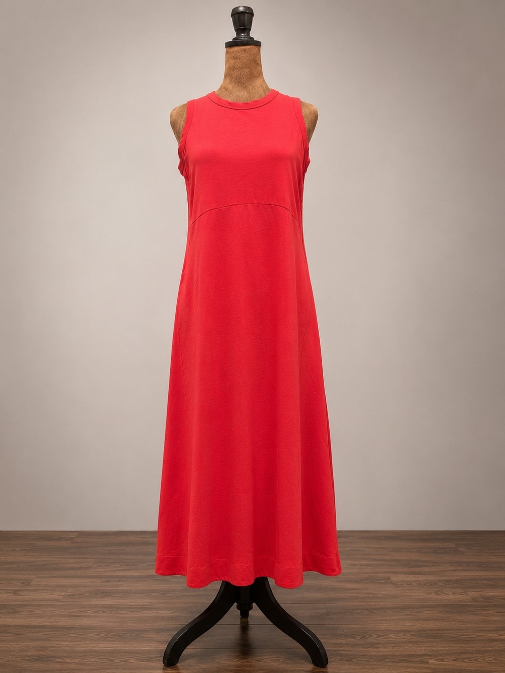Chico's Bright Red Sleeveless Maxi Dress